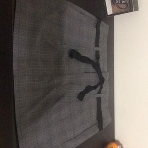 The Gap plaid Miniskirt with ribbon tie